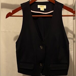 Anthropologie/Maeve Navy Vest Size 4
